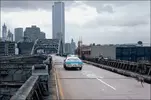 Twin Towers in New York City on the now demolished West Side Highway during the late 1970s  .webp