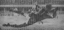 1679a 04.11.70 SECOND IN SEQUENCE Rankin saves from Muller ... Andy Rankin gains immortality ...webp