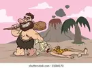 cartoon-caveman-dragging-cave-woman-260nw-31004170.webp