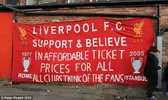 ___ Anfield in protest against ticket prices at Hull City on Monday night.webp