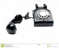 Retro phone, off the hook stock image. Image of communicate - 2828931